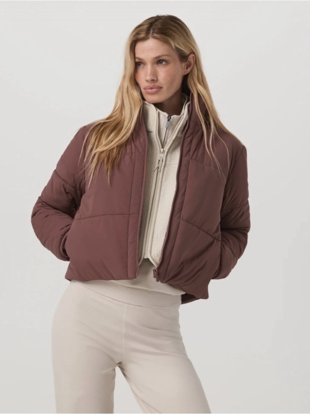 New VUORI Canyon Insulated Ventura Jacket in Sable Size M NWT